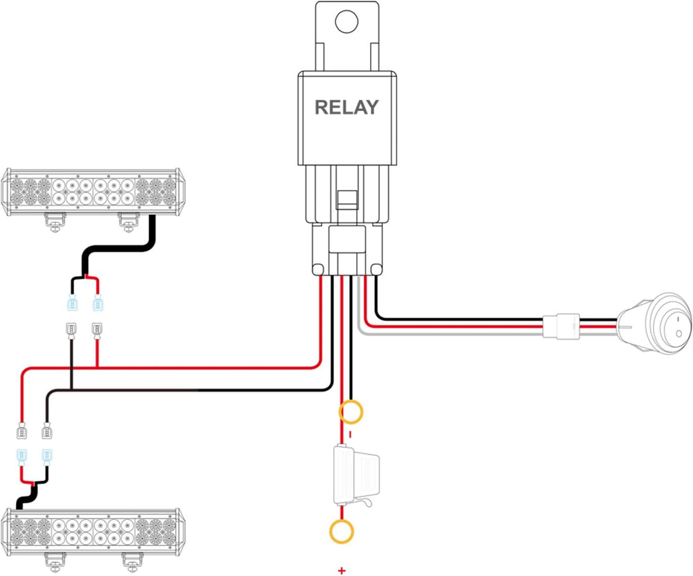 Nilight 12 Inch 72W LED Light Bars Spot Flood Combo Off-Road Light Mounting B...
