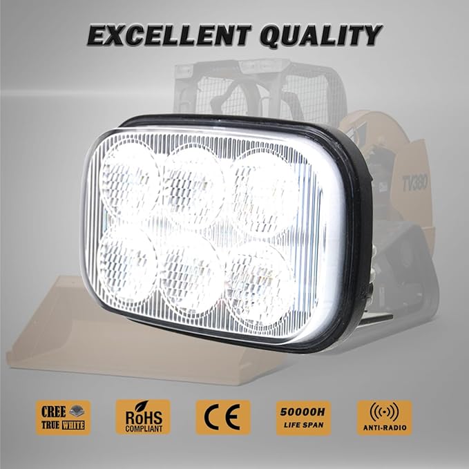 LED Work Light Flood Beam Compatible