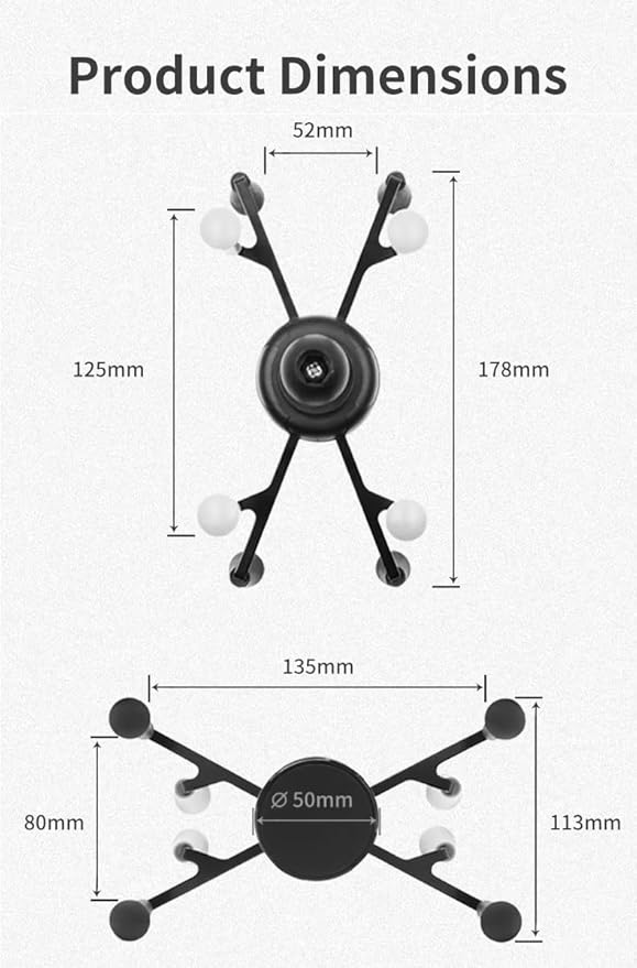 Strg Tablet Mount with Drill Round Base Mount