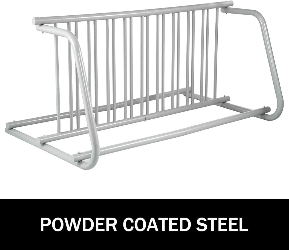 BestEquip 10 Holders Floor Bike Rack, 59" Length All-Steel Grid Bike Rac...