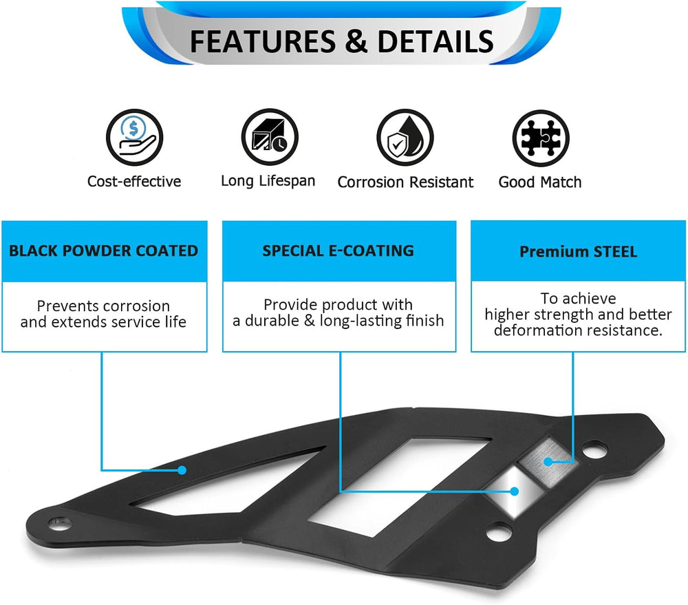 Wsays 50" Light Bar Roof Mount Fit for Can Am Maverick R/ R Max 2024-2026