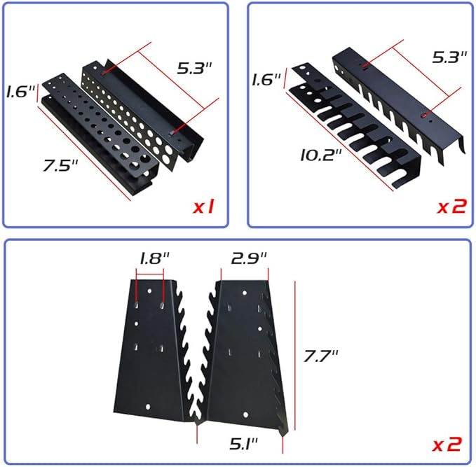 JZD Steel Wall Mount Storage Cabinet System