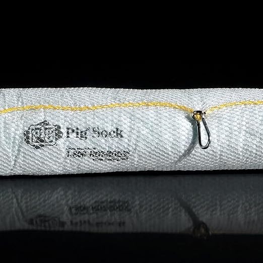 PIG Oil Boom - Oil-Only Absorbent Boom - 2 Pack - 5" x 20' Boom - Ab...
