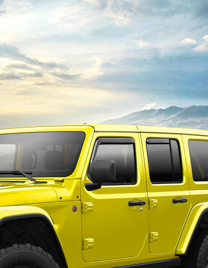 in-Channel Window Rain Guards Fit