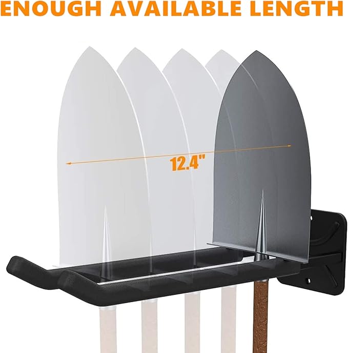 TORACK 4 Pack Garage Storage System Hooks, Heavy Duty Wall Mount Tool Organizer