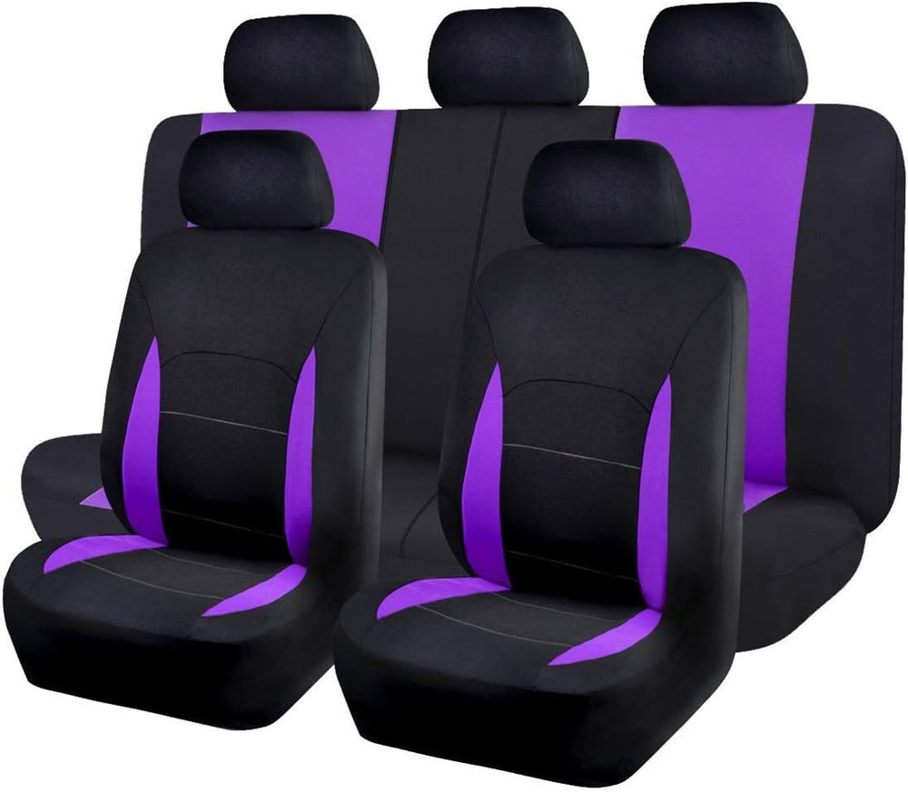 Flying Banner Car Seat Covers Front Seats Rear Bench Polyester car seat Prote...