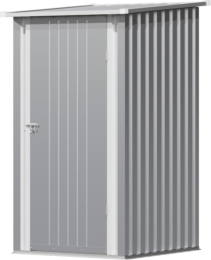 Devoko 3x3 FT Outdoor Storage Shed, Small Garden Tool Shed