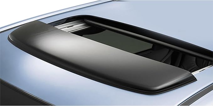 Black Horse Sunroof Deflector Dark Smoke Compatible