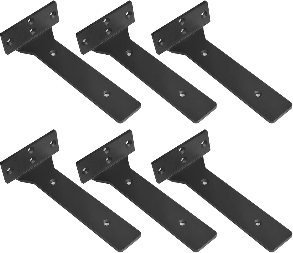 Floating Shelf Brackets, 10 inch Heavy Duty Industrial Fancy Shelf Bracket, B...