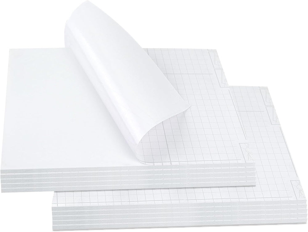 Mat Board Center 10 Pack 12x16 Self Adhesive White Foam Board 3/16" Thick