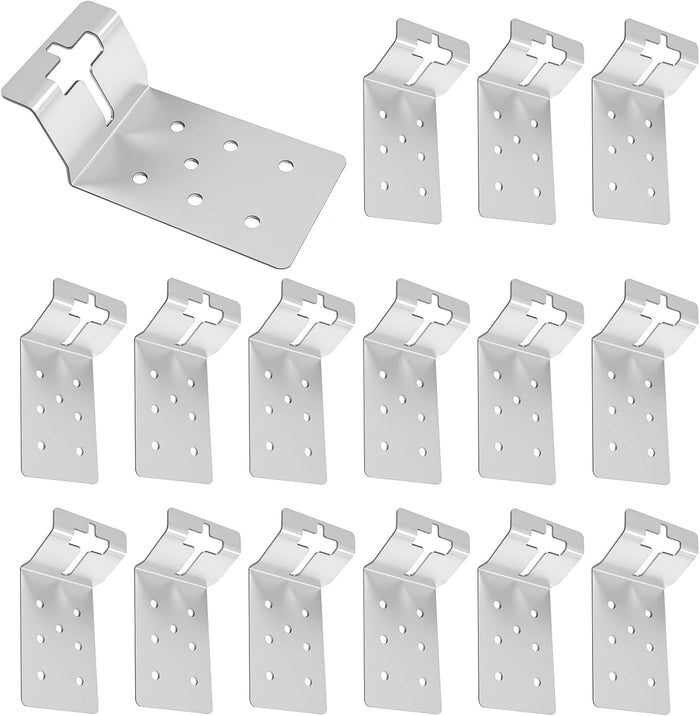 18 Pcs Galvanized T-Post Bracket 3"