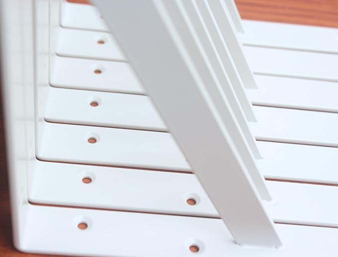 16 Pack L10 x H 8" White Heavy Duty Shelf Brackets