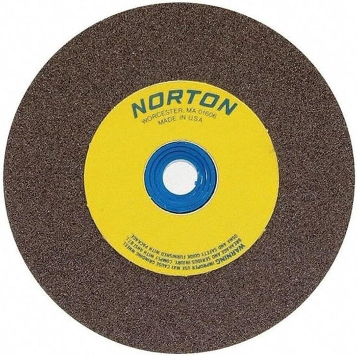 Norton Grinding Wheel, Gemini Bench and Pedestal Aluminum Oxide Bench Grinder Wheel, Medium Grit 8 Inch Grinder Wheel, Pack of 1