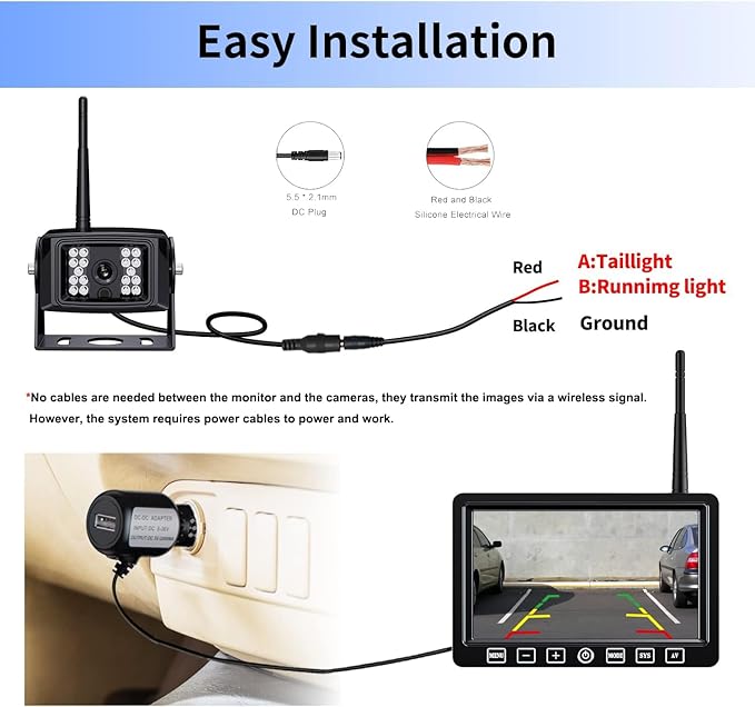 Wireless Backup Camera System