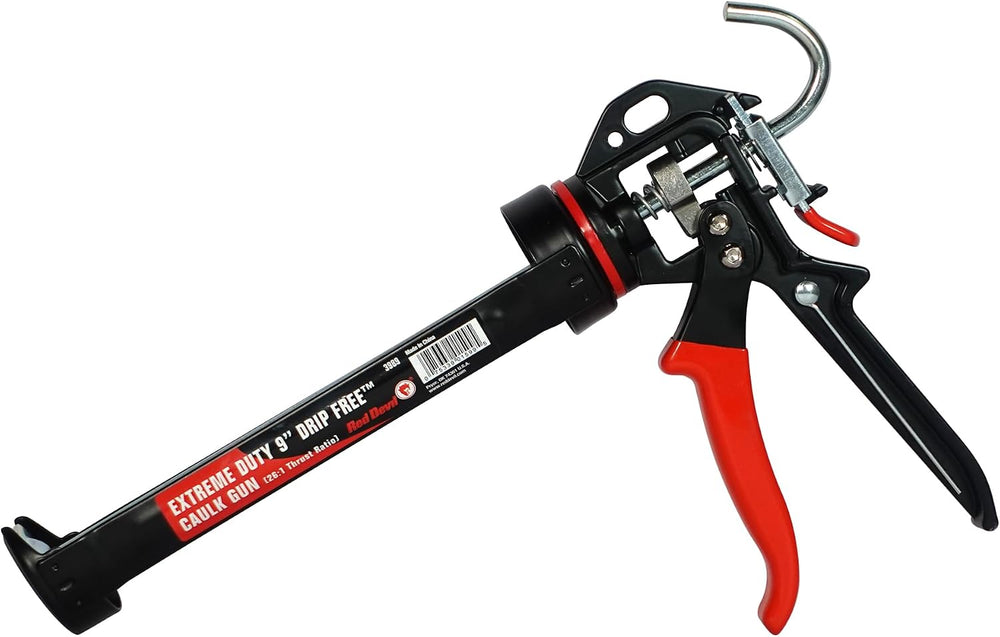 Red Devil 3989 9" Extreme Duty Caulk Gun - Hand Caulking Gun - Thrust Ra...