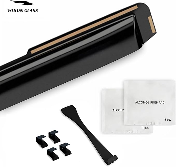 Voron Glass in-Channel Extra Durable Rain Guards (4 Pieces)