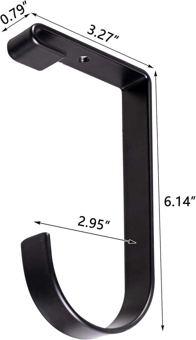 12-Pack Heavy Duty Add-On Storage Flat Hook Accessory