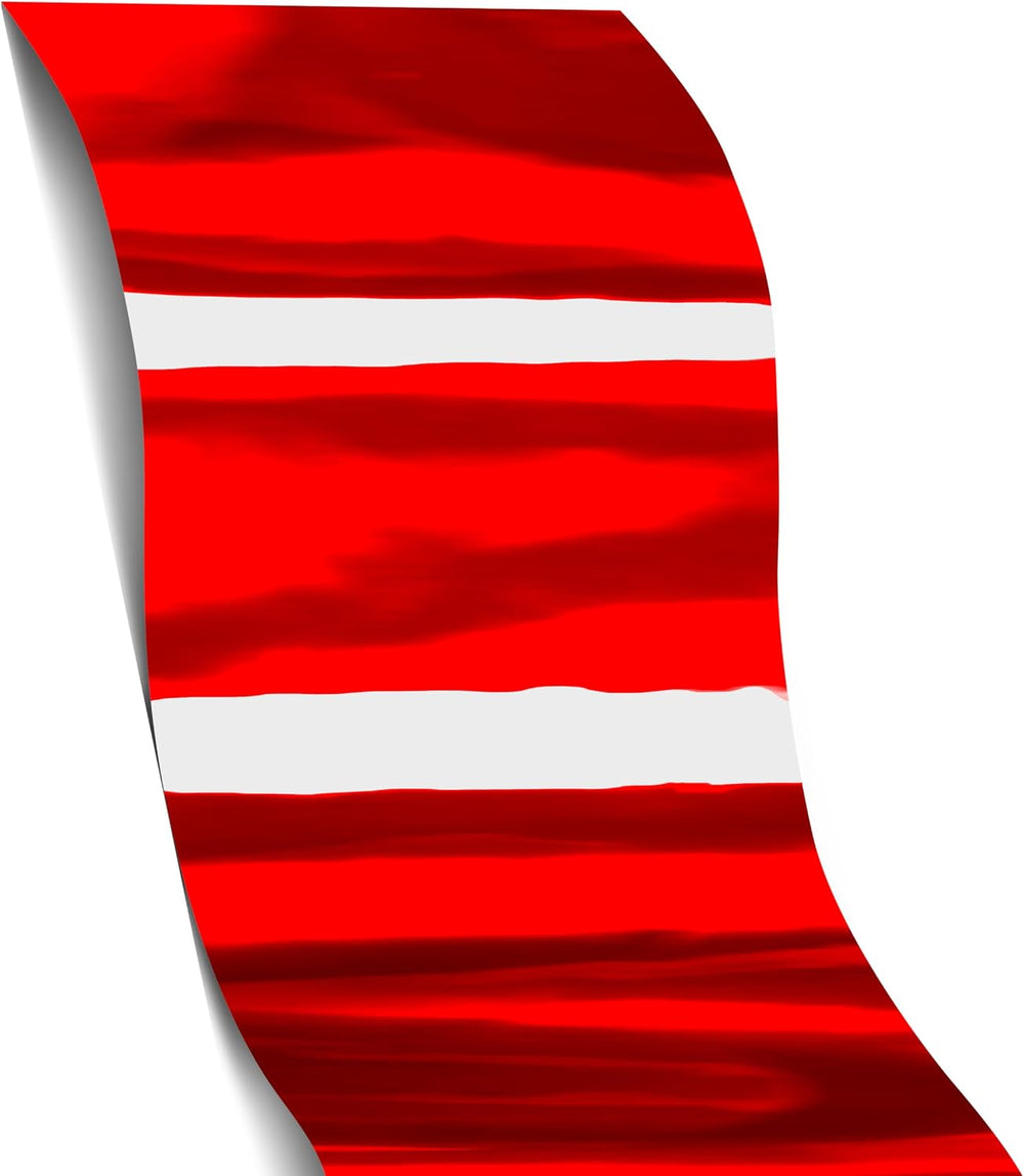 VViViD Holographic Chrome Red Vinyl Wrap DIY Air-Release Adhesive Film 50ft x...