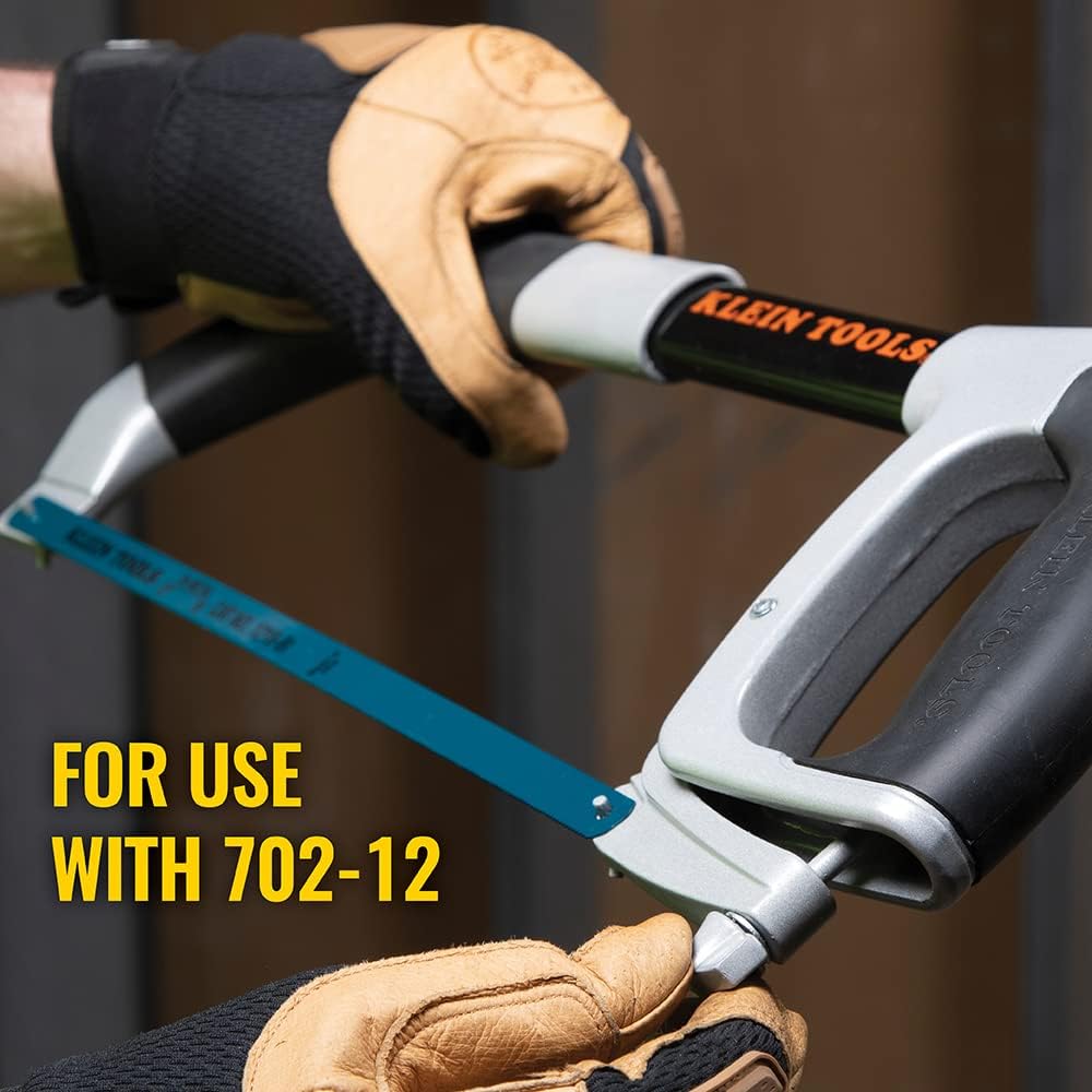 Klein Tools 1232BI Hacksaw Blades, Bi-Metal Replacement Blades 32 TPI, 12-Inc...
