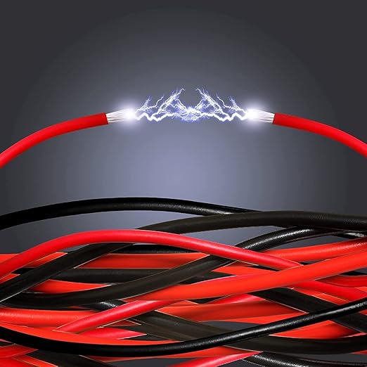10 Gauge Wire - iGreely 100 FT Red & 100 FT Black 10 Gauge Tinned Copper