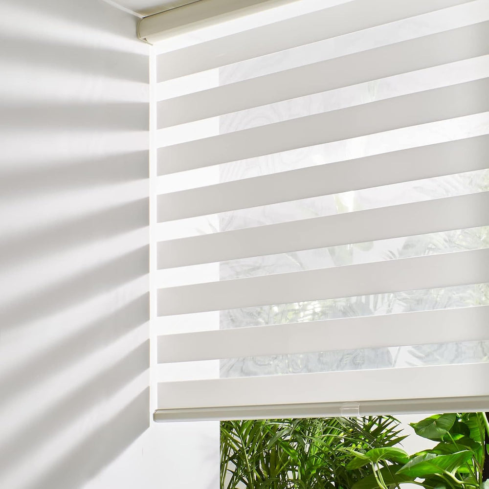 Persilux Zebra Blinds for Windows, Cordless Roller Shades for Windows Room