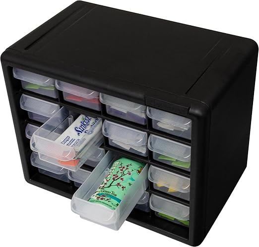 Akro-Mils 16-Drawer Plastic Drawer Storage Cabinet