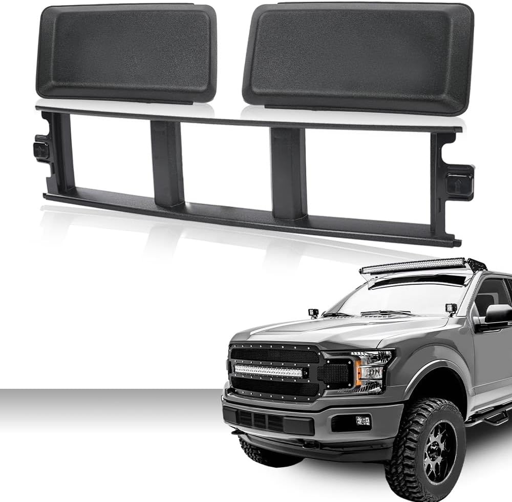 G-PLUS Front Bumper Lower Grille Panel Cover & Bumper Pads Fit F150 18-20...