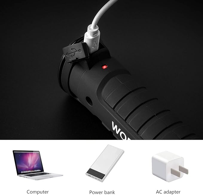 Gifts for Men 4Pack LED Flashlight, Rechargeable Work Lights