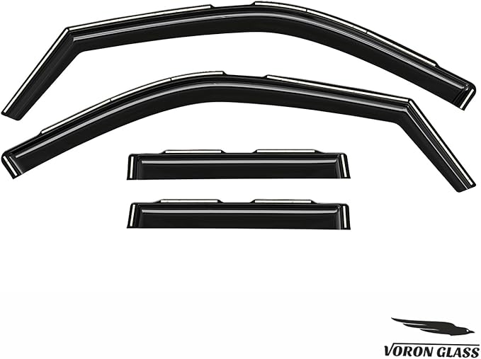 Voron Glass in-Channel Extra Durable Rain Guards (4 Pieces)