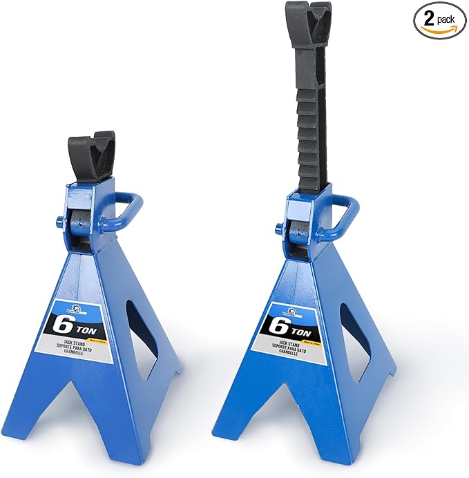 6 Ton Automotive Jack Stands, Heavy Duty Steel Car Lifting Stand