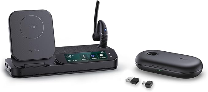 Yealink Bluetooth Headset Workstation, Office Wireless Headset