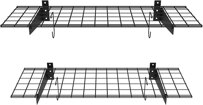 TORACK 2 Pack Garage Wall Shelves