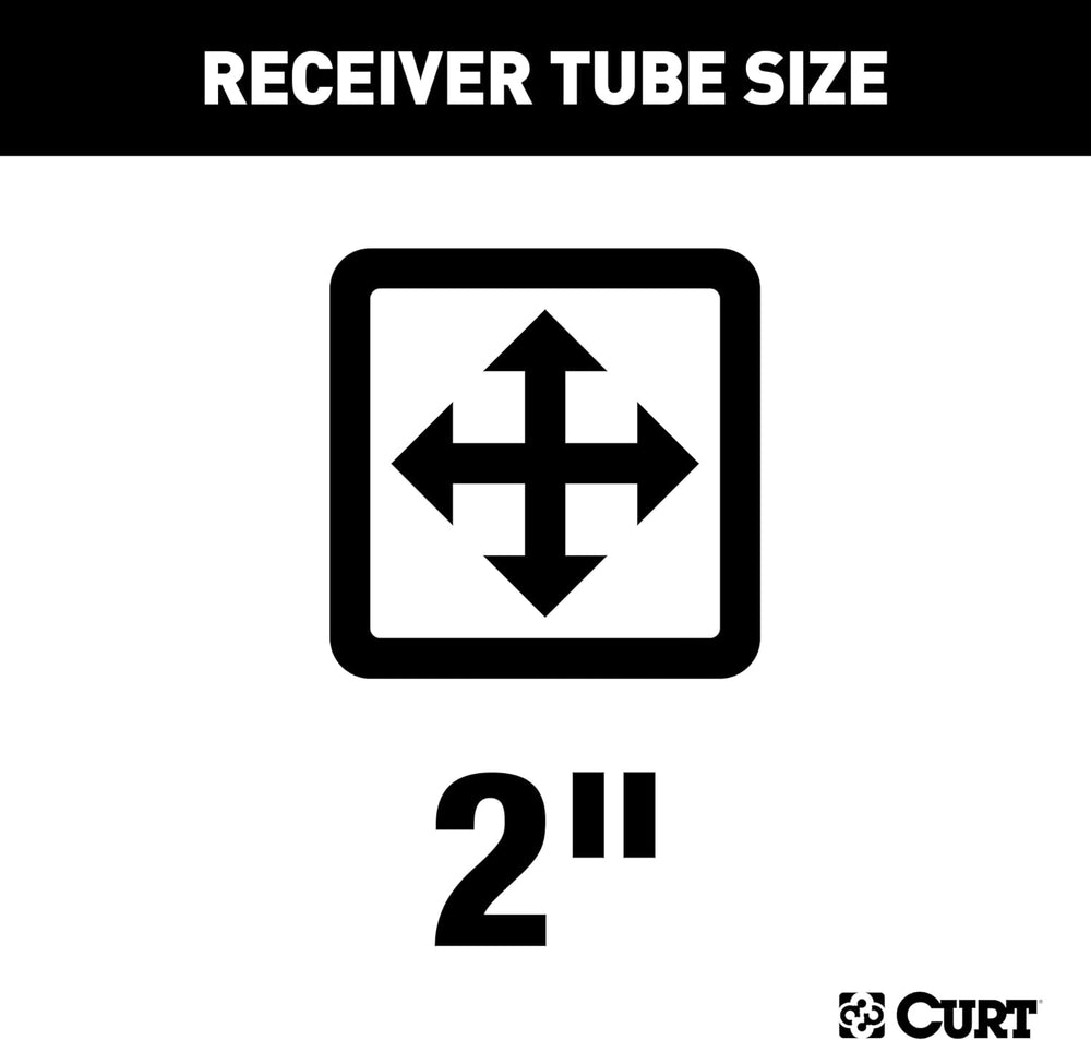 CURT 13630 Class 3 Trailer Hitch, 2-Inch Receiver, Compatible with Select CX-50