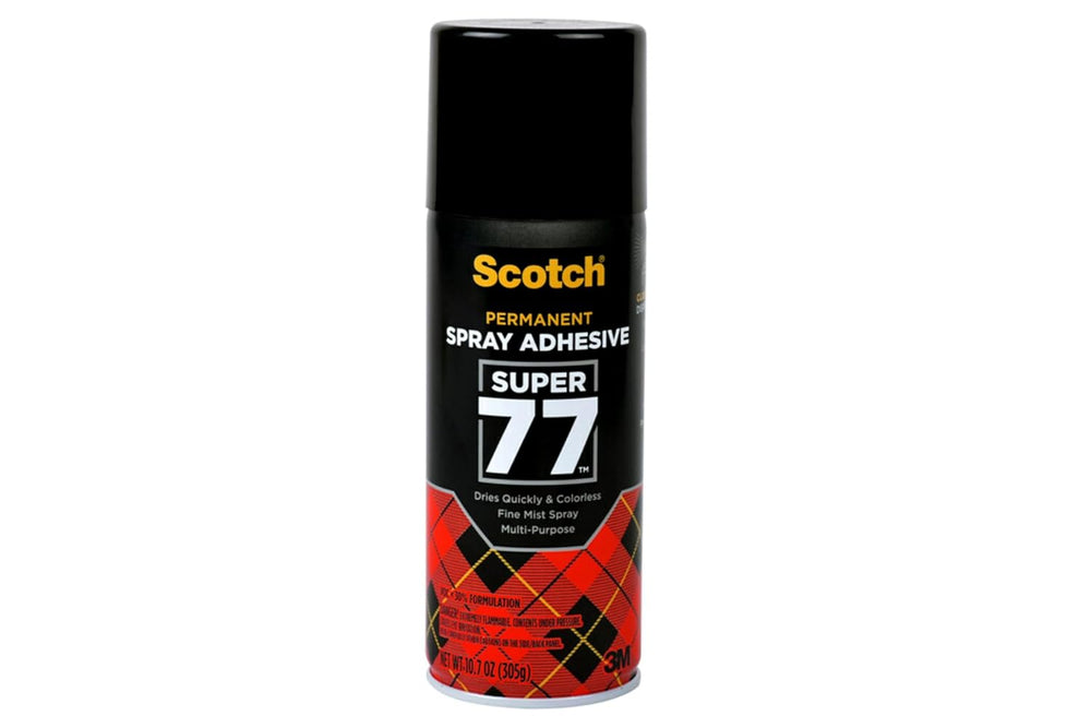 Scotch Super 77 Multipurpose Adhesive Spray, Bonds to Fabric, Cardboard, Plas...