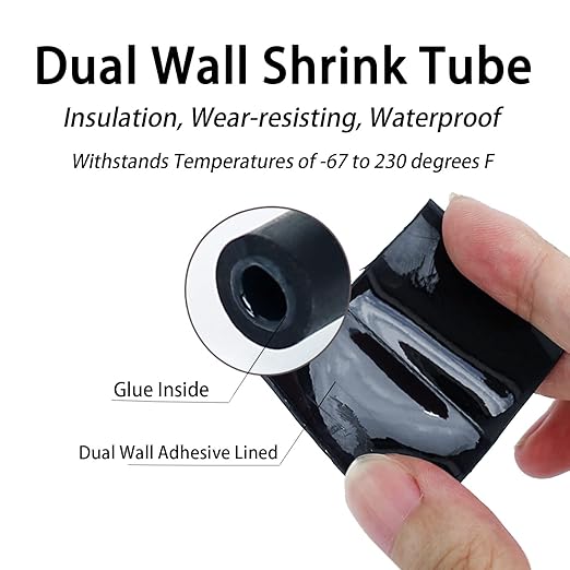 3:1 Ratio Heat Shrink Tubing Roll Adhesive Lined Industrial Marine Grade Dual