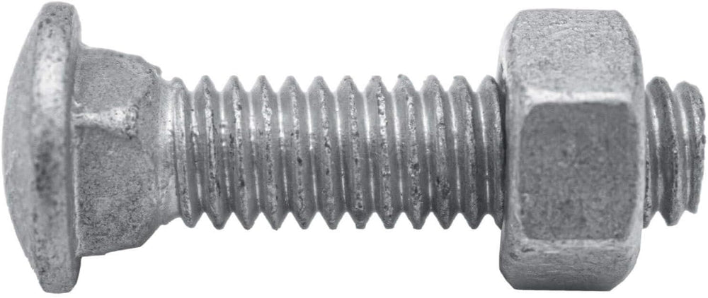 Carriage Bolts 5/16-18 x 1-1/4": Galvanized Bulk Chain Link Fence Carria...