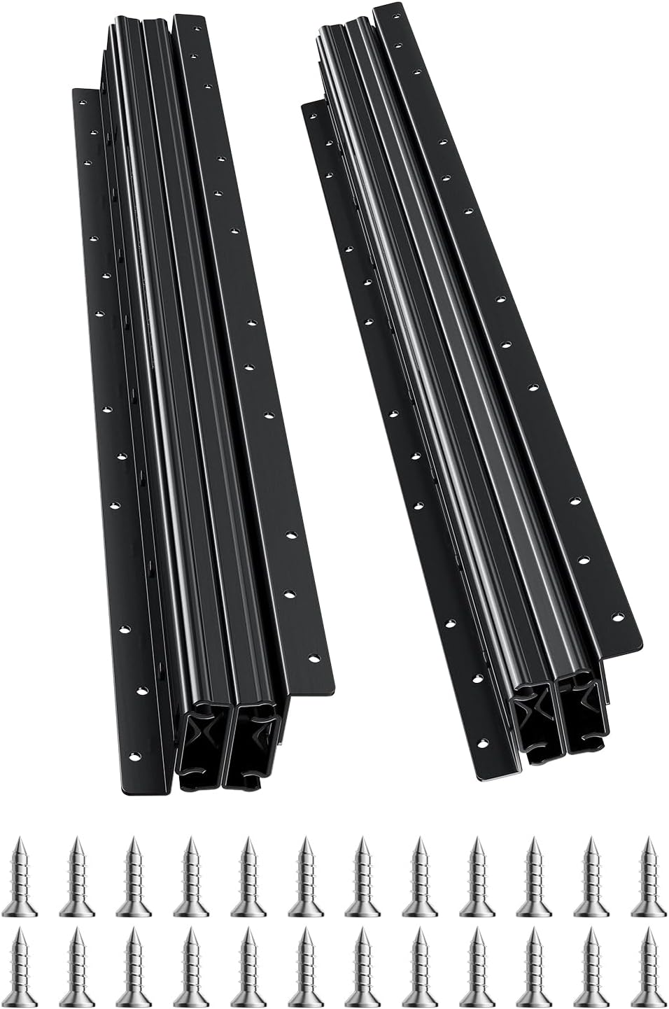 VEVOR Undermount Heavy Duty Drawer Slides, 16 24 32 40 Inch 260 lb Load Capac...