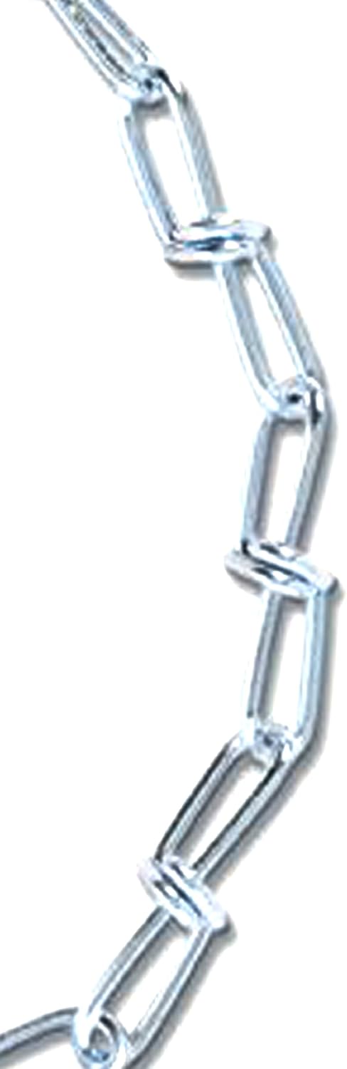 Koch 738946 4/0 by 100-Feet Double Loop Chain, Zinc Plated