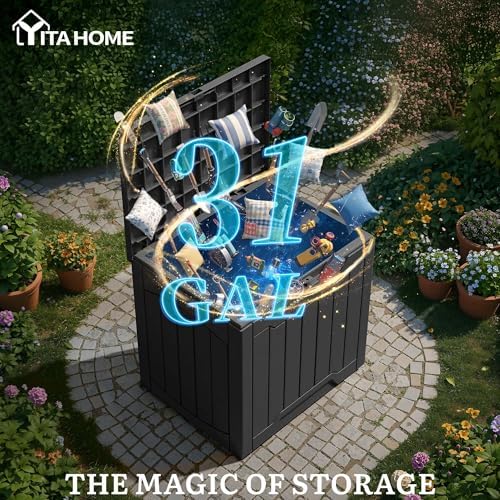 YITAHOME 31 Gallon Outdoor Storage Box