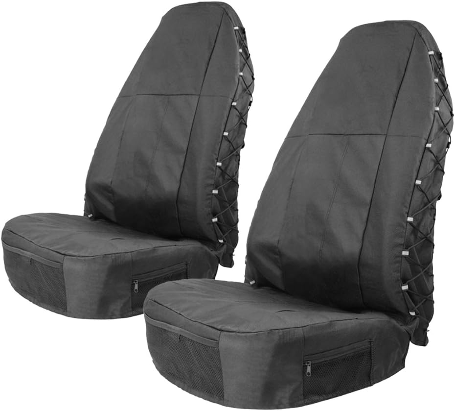 TIROL Semi Truck Seat Covers Heavy Duty Canvas Seat Covers for Trucks