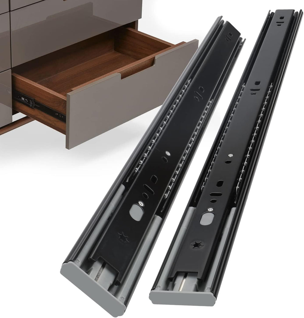homdiy 10 Pair Soft Close Drawer Slides 22 Inch,Heavy Duty Side Mount Rails