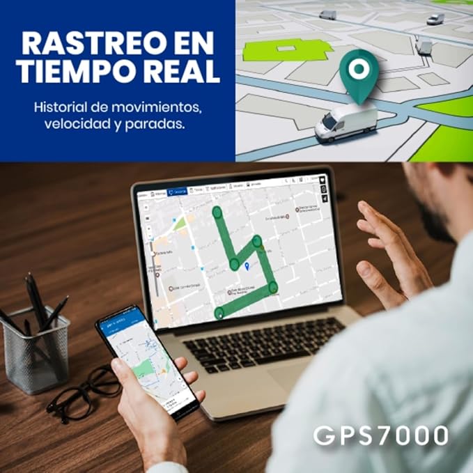 GPS7000-4G Hidden GPS Tracker for Vehicles | 90 Days of Service Included | Self