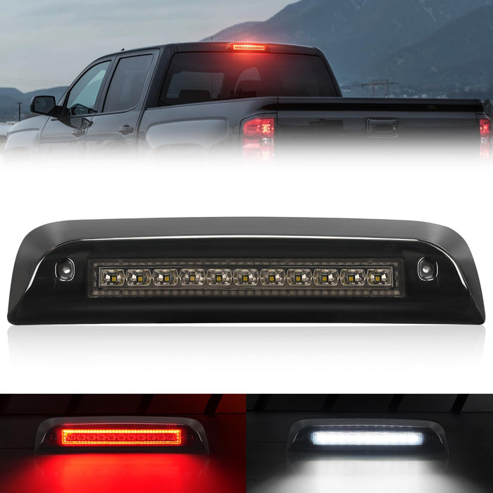 SUPAREE Third Brake Light Fit for 2014-2018 GMC Sierra/C-hevy Silverado 1500 2500HD 3500HD LED 3rd Brake Light Accessories Red LED Strobe Rear 3rd Brake Cargo Lights High Mount Stop Light