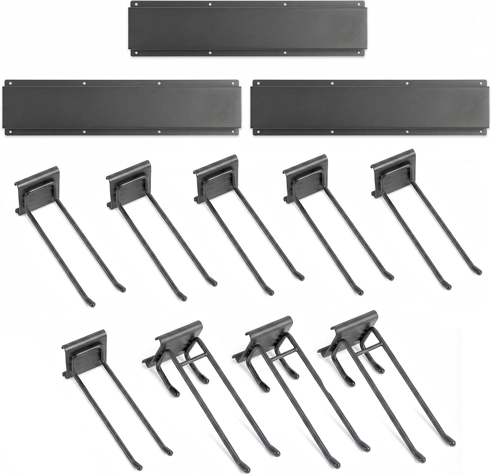 MBQQ Garage Tool Organizer Wall Mounted, 24 Inches Adjustable Garden Tool Org...