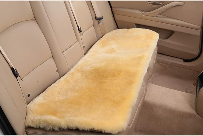 Fluffy Genuine Australia Sheepskin Car Seat Cover