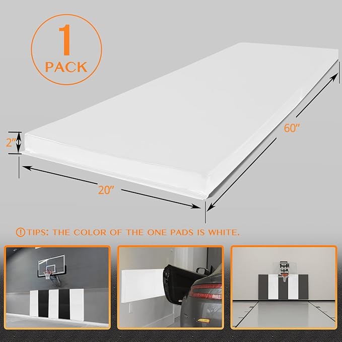 PROGOAL 2"/4" Thick Foam Protection Wall Pad，Gym Basketball-Court