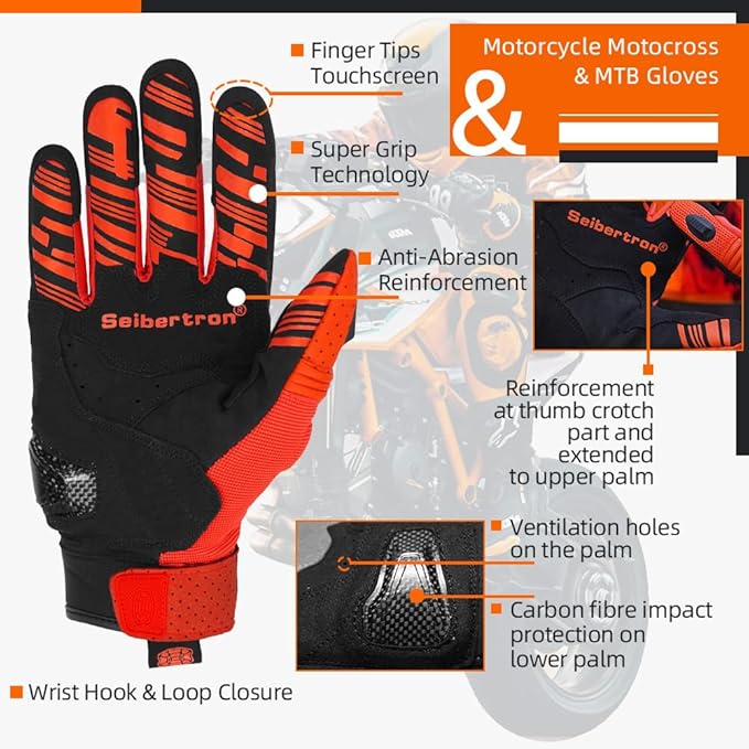 Seibertron SPS Series Touchscreen Motorcycle Motocross BMX ATV MTB Bicycle