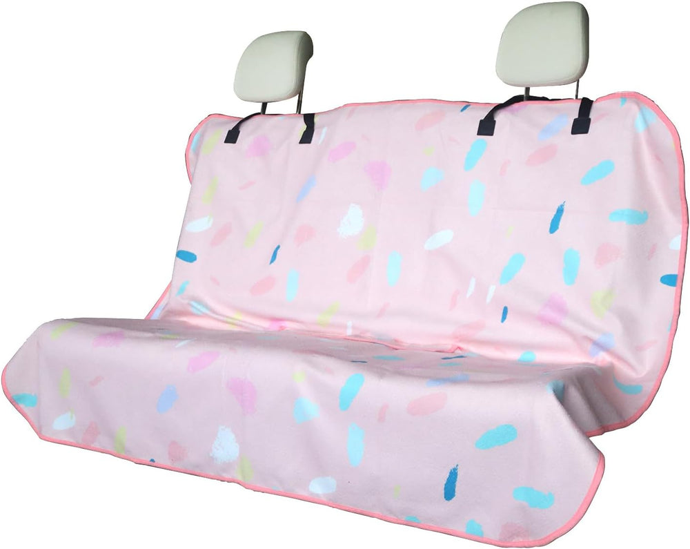 Back Seat Cover for Car Trucks Van SUV, Waterproof Rear Bench Towel Seat Covers