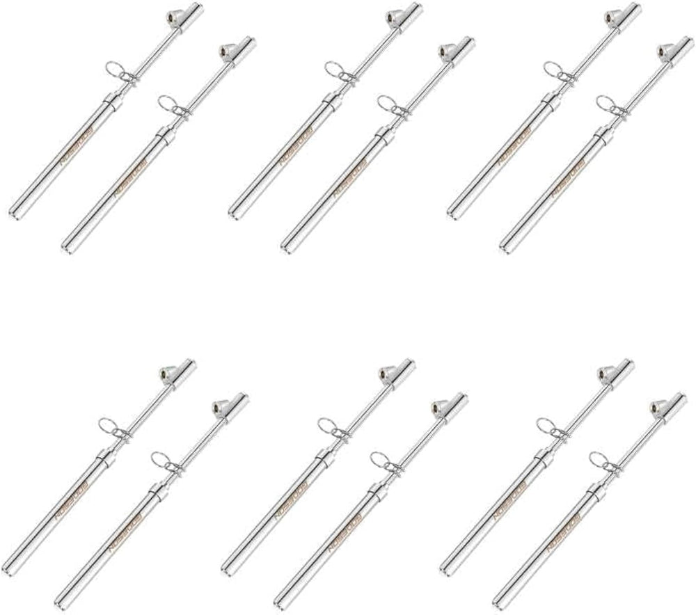 GODESON Dual Head Tire Pressure Gauge, Heavy Duty Pen Tire Gauge Range (12-Pack)