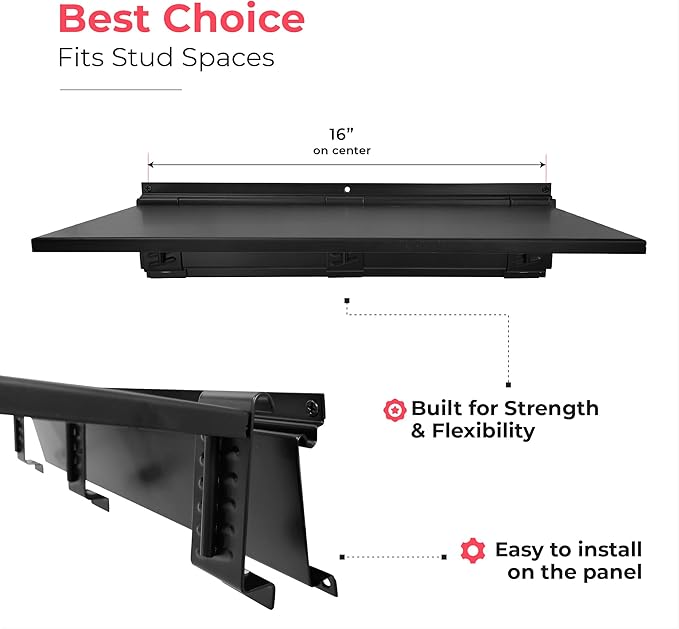 Heavy-Duty Garage Wall Storage System | Wall Mounted Tool Organizer Rack